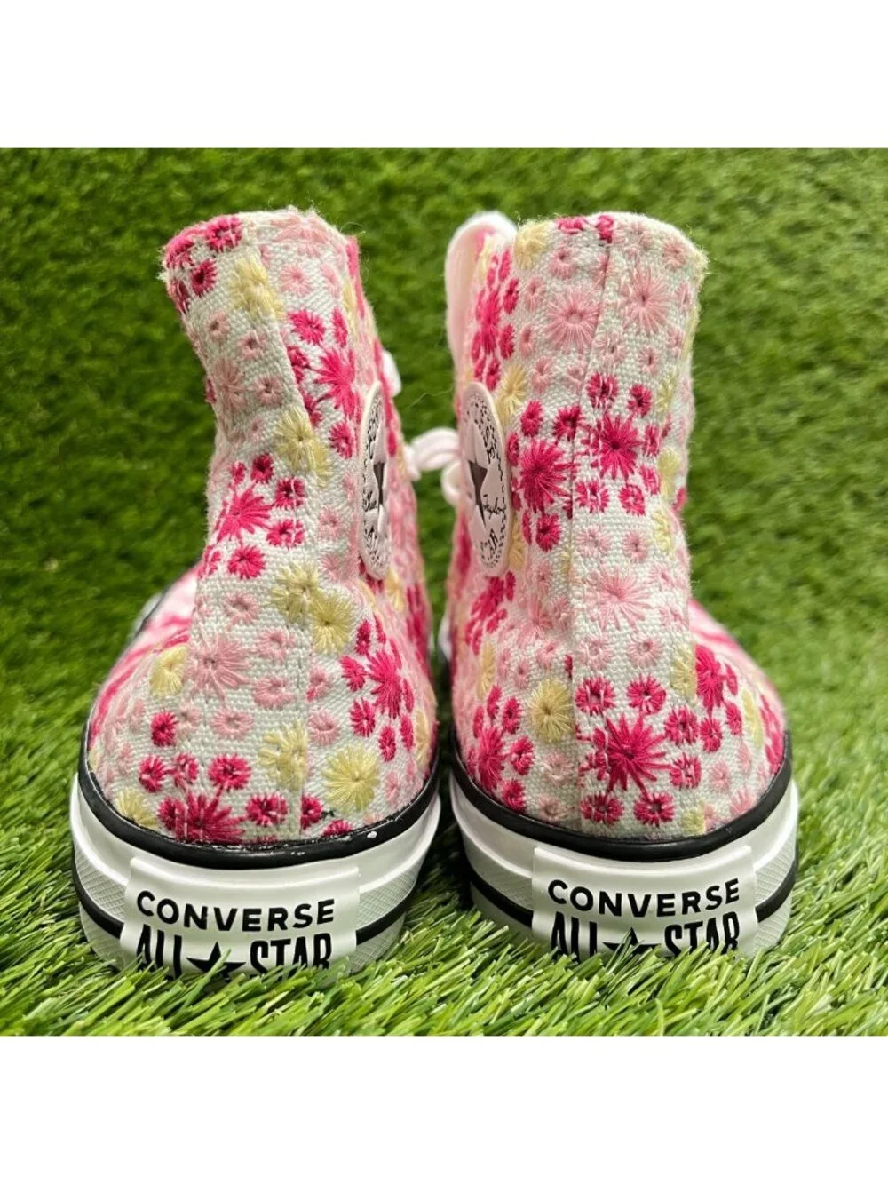 Converse Chuck Taylor All Star High Girls Size 6Y Pink Athletic Shoes Sneakers